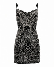 Vtg Jump Apparel Bodycon Dress