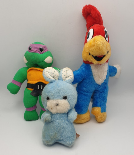 Vintage soft toy - soft, woody