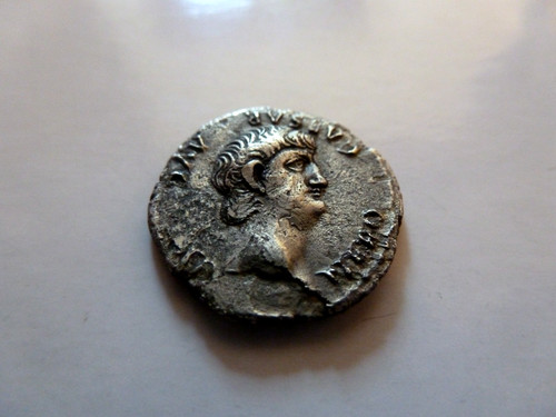 Roman nero denarius coin - roman,