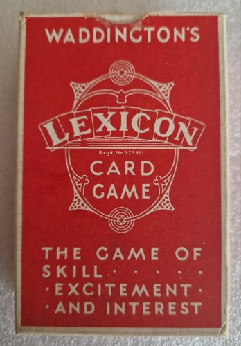Vintage waddingtons lexicon - vintage,