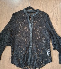 Lovely Zara Black Lace Blouse