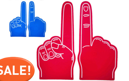 Foam finger universal large - foam,