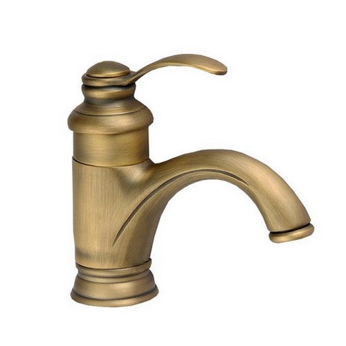 Antique brass single lever - brass,