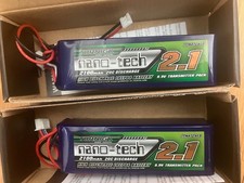 2 Turnigy nano-tech 2100mAh 3S1P 20~40C LiFePo4 Transmitter Battery Packs