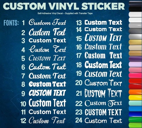 Personalised name vinyl - name,