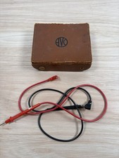 AVO Multiminor Vintage Electrical Test Meter Leather Case Untested