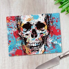 Skull Gothic Paint Splash