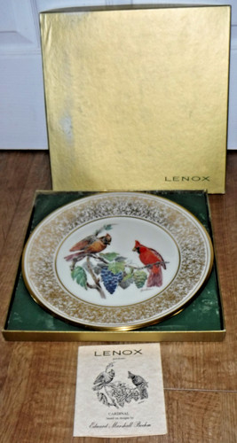 Lenox boehm birds plate - plate, ~