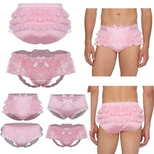 Mens Pink Transvestite Pouch