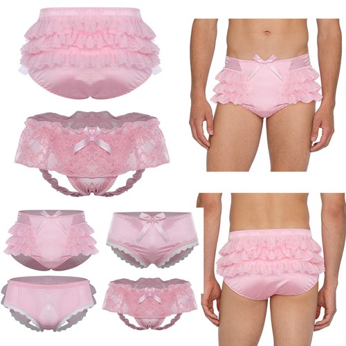 Mens pink transvestite - mens, pouch