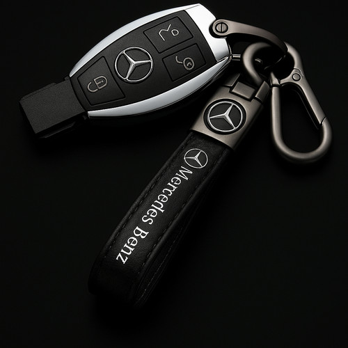 Mercedes car keychain elegant - keychain,