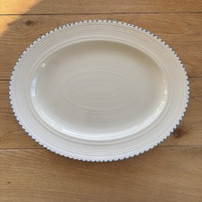 Art Deco Crown Ducal Stitch Oval Platter Serving Plate / Dish Made In England S