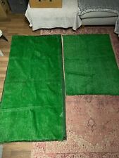 22 foot x 3 foot of fake grass table top car boot market stall cover 4 pieces