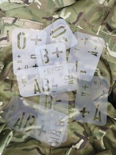 Blood Group/Type stencil, for