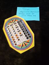 JENNINGS REPRO STANDARD CHIEF 3/5  ANTIQUE SLOT MACHINE REPO AWARD CARD LEXON