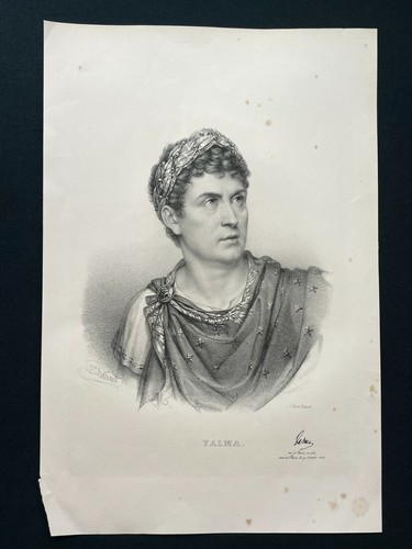 Antique french lithograph - antique,