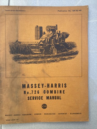 Massey harris 726 combine - no,