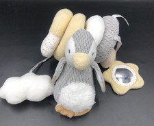 Nuby Activity Spiral Pram Toy with Mirror Squeaker and Soft Rattle Penguin Toy