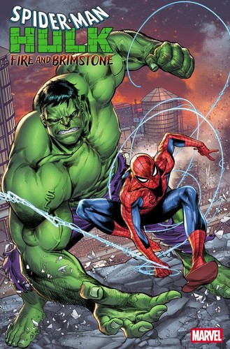 Spider man hulk fire and - spider-man/hulk:,