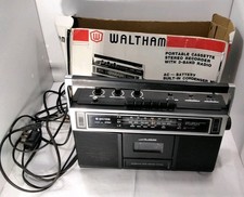 Vintage Waltham W139A Stereo Radio Cassette Recorder See Description 