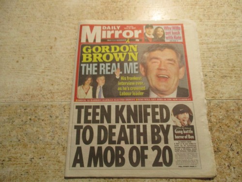 June 25th 2007 daily mirror - june,
