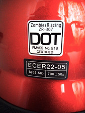 German motorcycle helmet DOT