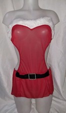 Gorgous Red ANN SUMMERS sexy babydoll chemise dress Size 16 18 (TV)