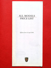 1999 ROVER PRICE LIST - 200 400 600 800 Coupe Vitesse Sterling GSi ti SLi vi