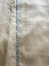 Ivory/Cream Double Duvet Set (Diamante Trim)