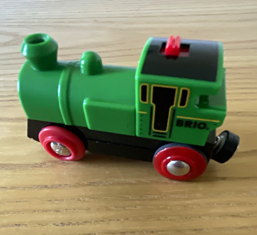 Brio green battery - green, train