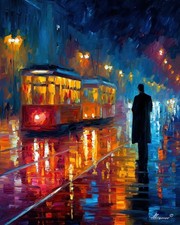 Leonid Afremov TRAM WAITING
