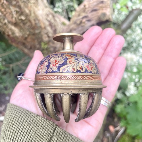 Vintage brass bell - vintage, large