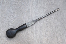 Vintage Screwdriver Marples Shamrock Skid Proof cross ground slotted Plastic