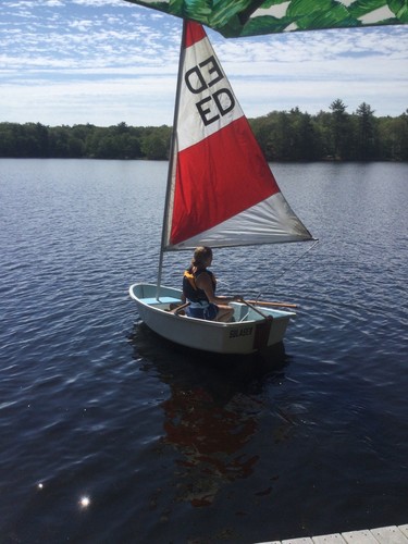 Sailing dinghy boat all fiber - sailing,