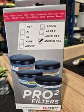 SCOTT SAFETY PRO2 ABEK1 P3R Filter Gas Mask Profile2 Aviva2 Promask2 PPE Exp2026