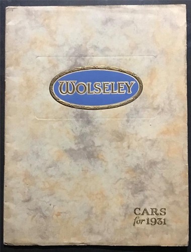 Wolseley cars sales brochure - sales,