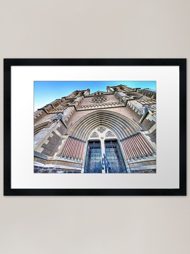 Cathedral framed art print - framed,