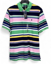 Polo Ralph Lauren Stripe Polo Shirt, Junior Boys T Shirt Size XL,14 Yrs Olds,New