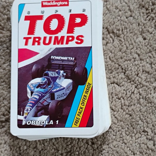 Waddingtons super top - top, trumps