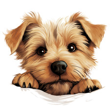7X Norfolk Terrier Car Decal 9X9cm Dog Sticker