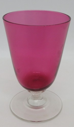 Cranberry glass vintage art - cranberry,