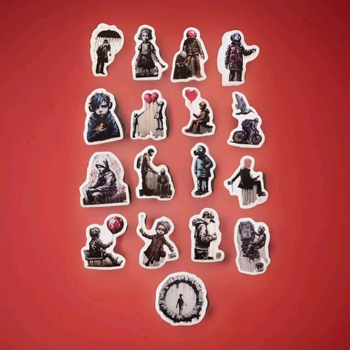 Banksy art sticker pack - banksy,