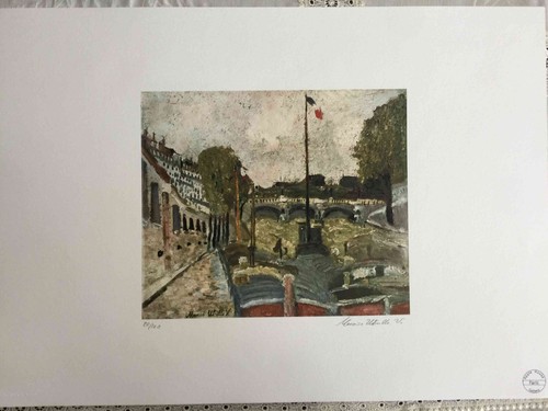 Maurice utrillo lithography - maurice,