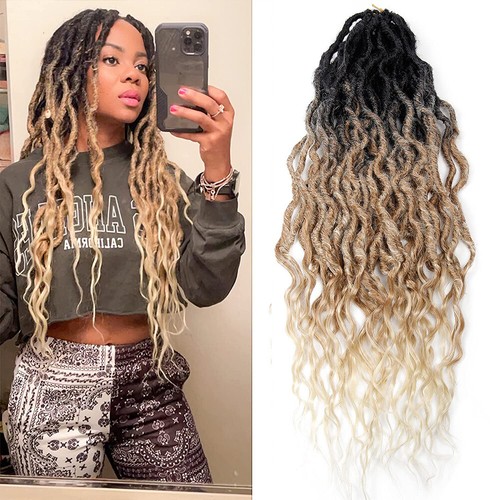 Curly wave goddess locs - wave,