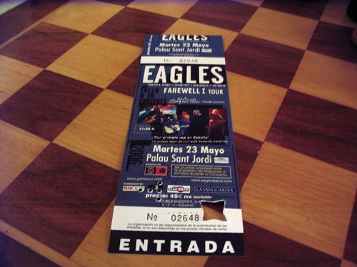 Eagles ticket barcelona - ticket, 2006