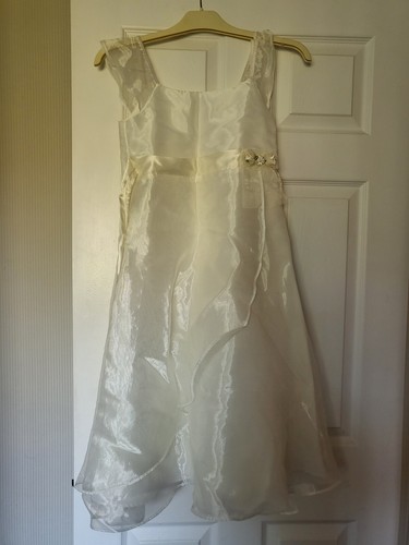 Girls bridesmaid dress worn - bridesmaid, dress.