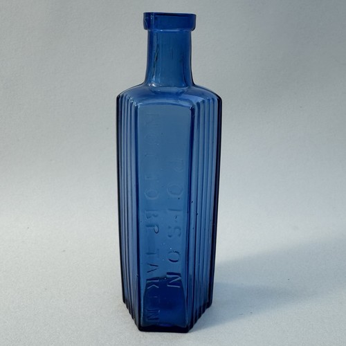 Antique cobalt blue poison - antique,
