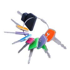 8 Master Plant Keys Excavator