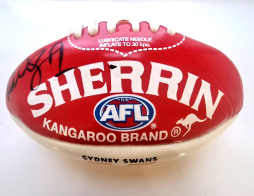 Sherrin afl club signed - afl,