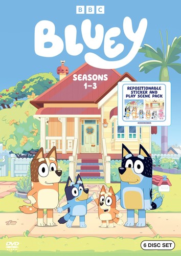 Bluey seasons - 1-3, (dvd)